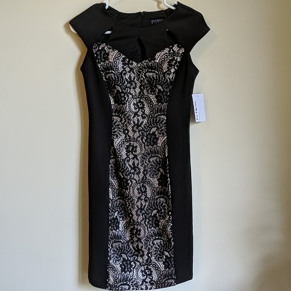 Beautiful Black Cocktail Wedding Dress